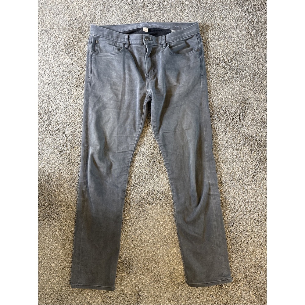 Banana Republic Men's The Traveler Slim Fit Gray Jeans Size 32x32
